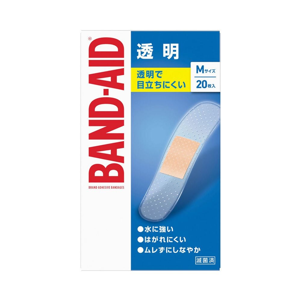 バンドエイド透明Ｍサイズ 20枚 ＪＮＴＬコンシューマーヘルス