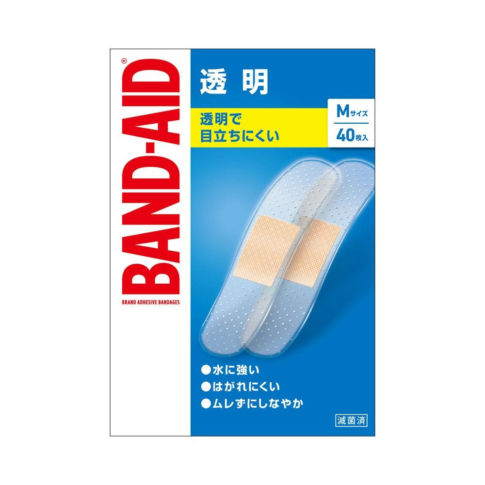 バンドエイド透明Ｍサイズ 40枚 ＪＮＴＬコンシューマーヘルス