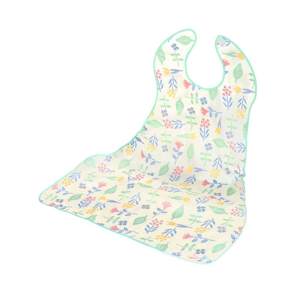 すべらない食事エプロン 1枚 ピジョン 花畑