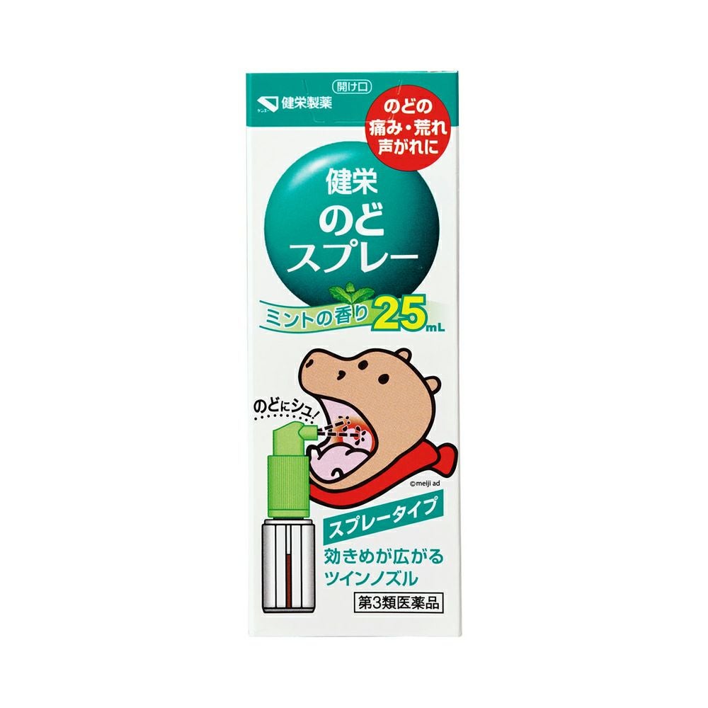 健栄ノドスプレー 25ml 健栄製薬 【第3類医薬品】