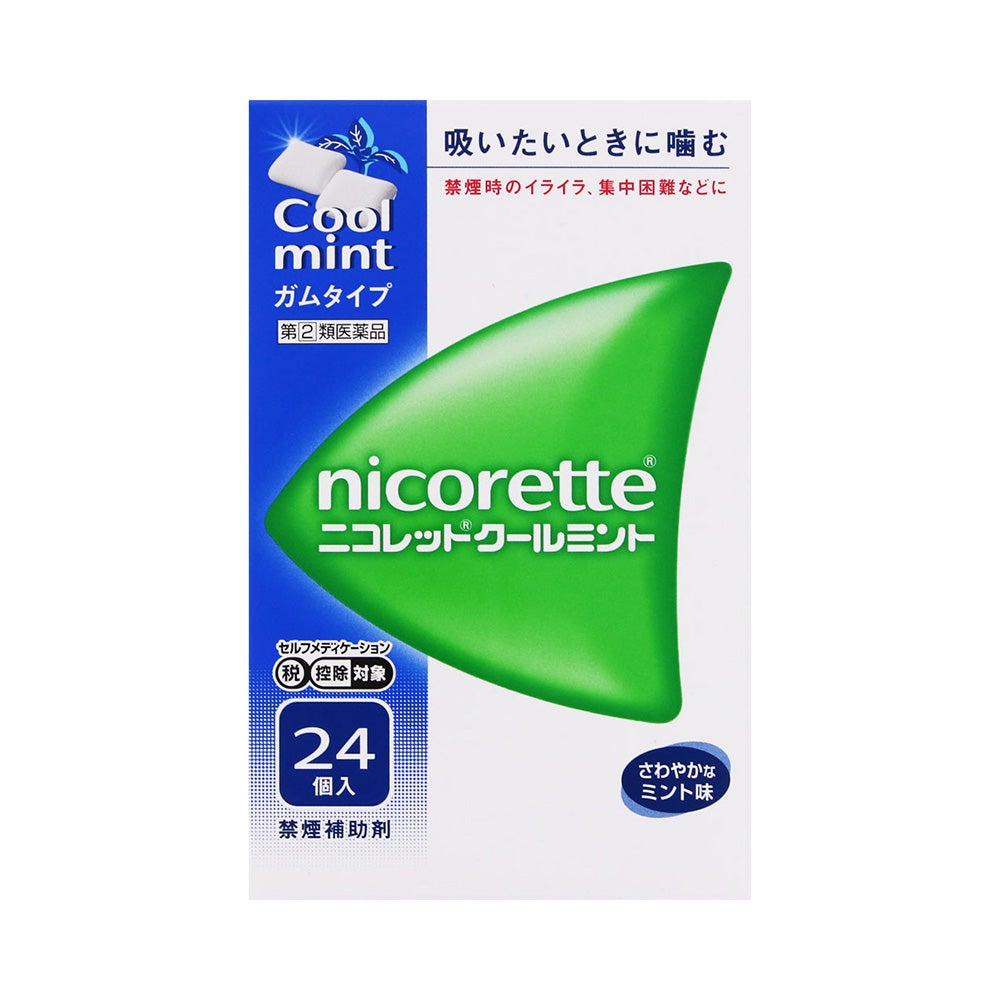 ニコレット クールミント 24個 JNTLコンシューマーヘルス 【指定第2類医薬品】
