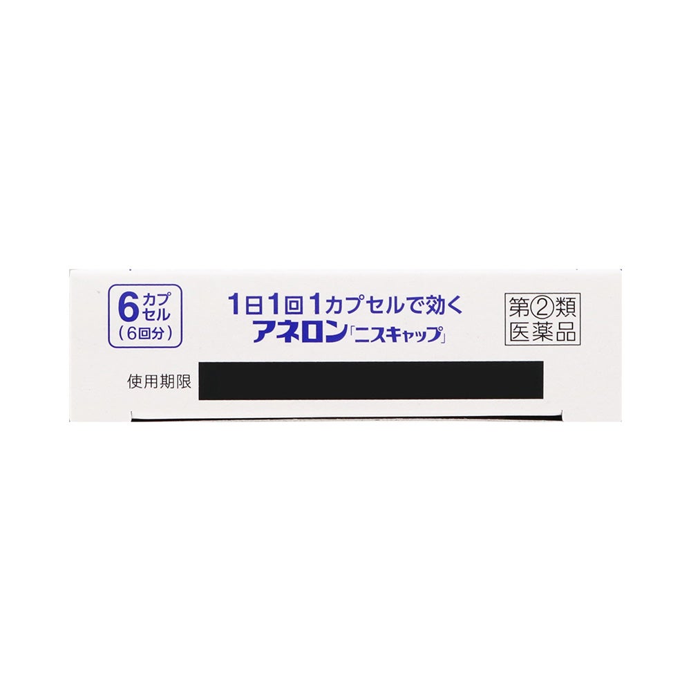 アネロン「ニスキャップ」 6カプセル エスエス製薬 【指定第2類医薬品】